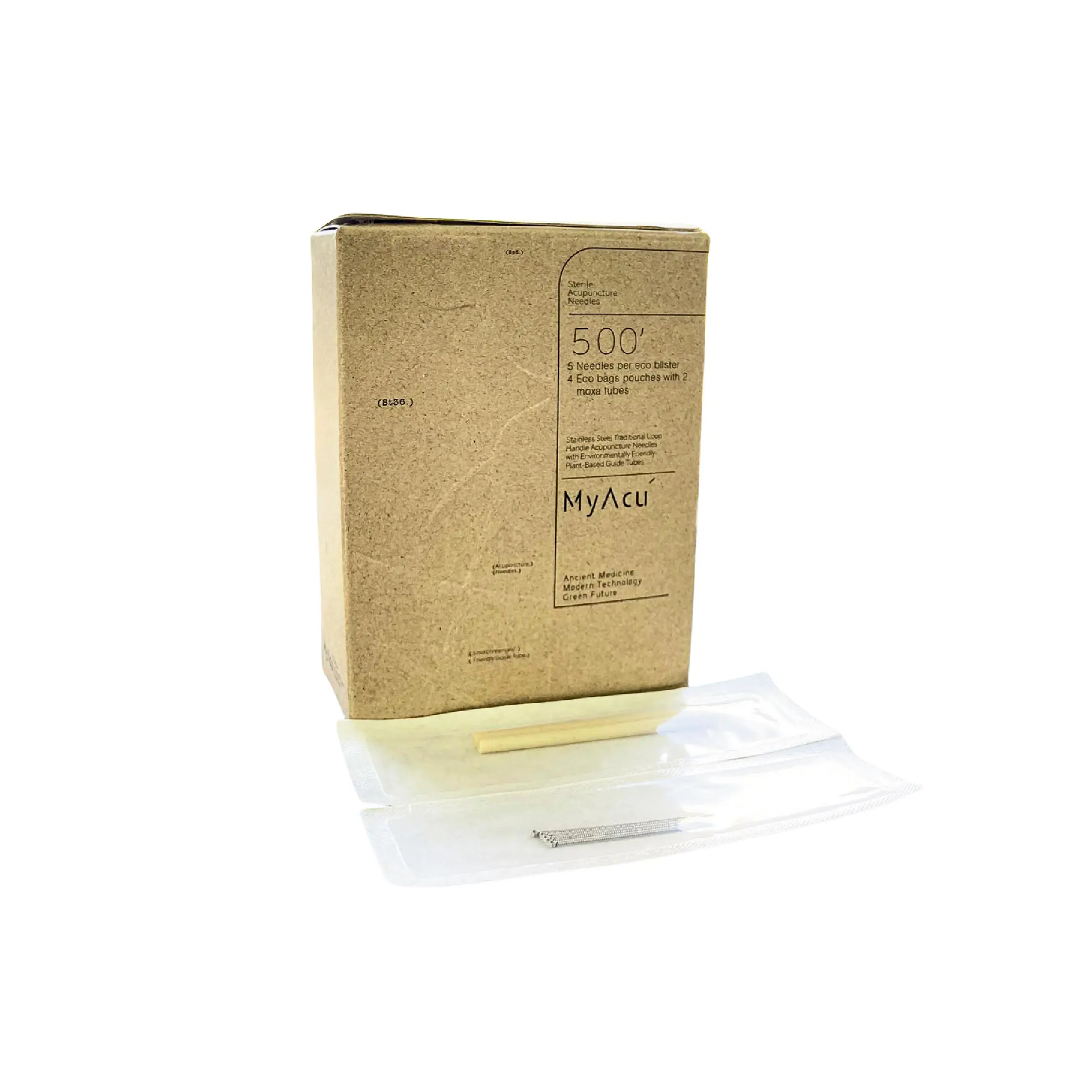 (500/BOX) Aiguilles Acupuncture My Acu 0,25×25 mm 